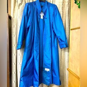 Allison Smith Ladies 14p blue lined rain coat